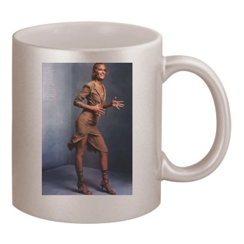 Amber Valletta 11oz Metallic Silver Mug