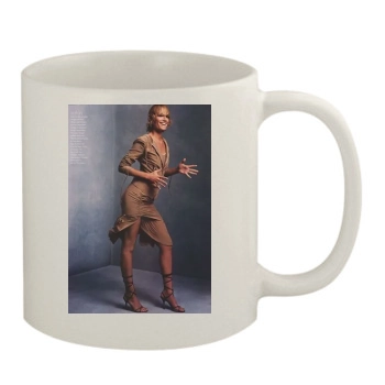 Amber Valletta 11oz White Mug