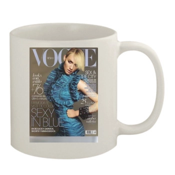 Amber Valletta 11oz White Mug