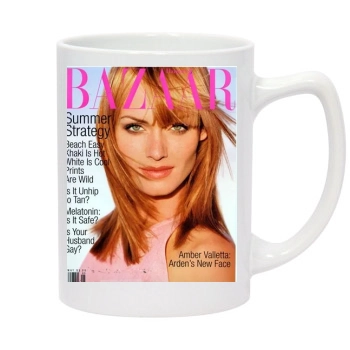 Amber Valletta 14oz White Statesman Mug