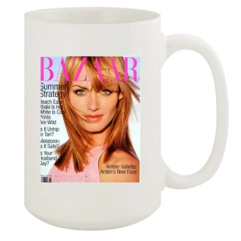 Amber Valletta 15oz White Mug