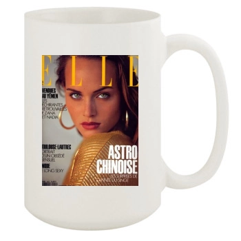 Amber Valletta 15oz White Mug