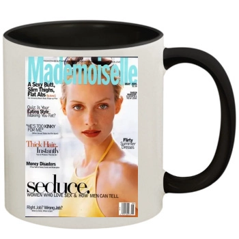 Amber Valletta 11oz Colored Inner & Handle Mug