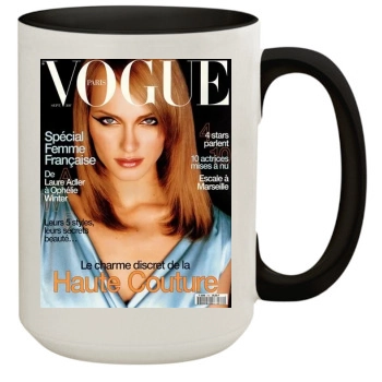 Amber Valletta 15oz Colored Inner & Handle Mug