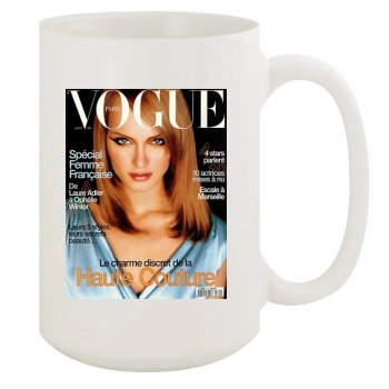 Amber Valletta 15oz White Mug