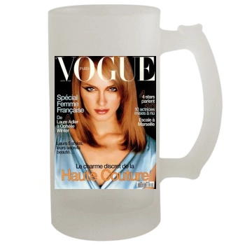 Amber Valletta 16oz Frosted Beer Stein