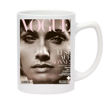 Amber Valletta 14oz White Statesman Mug