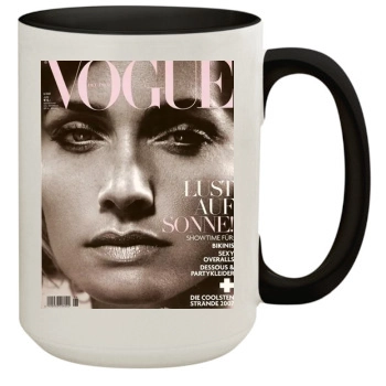 Amber Valletta 15oz Colored Inner & Handle Mug