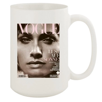 Amber Valletta 15oz White Mug