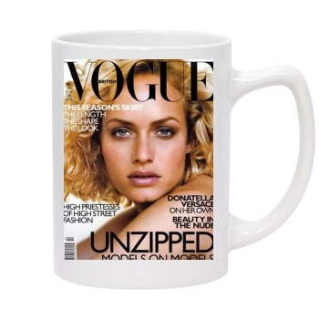 Amber Valletta 14oz White Statesman Mug