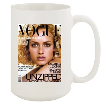 Amber Valletta 15oz White Mug