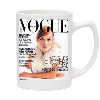 Amber Valletta 14oz White Statesman Mug