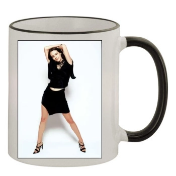 Amy Acker 11oz Colored Rim & Handle Mug