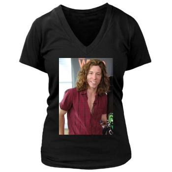 Shaun White Women's Deep V-Neck TShirt