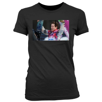 Shaun White Women's Junior Cut Crewneck T-Shirt