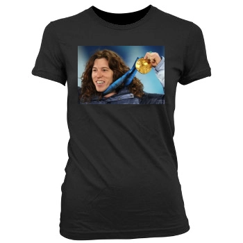 Shaun White Women's Junior Cut Crewneck T-Shirt