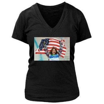 Shaun White Women's Deep V-Neck TShirt