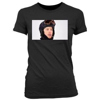 Shaun White Women's Junior Cut Crewneck T-Shirt