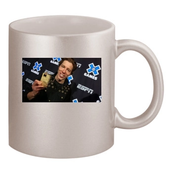 Shaun White 11oz Metallic Silver Mug