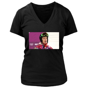 Shaun White Women's Deep V-Neck TShirt