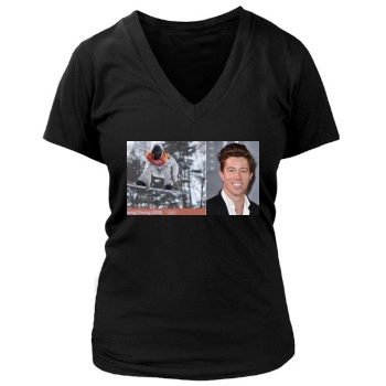 Shaun White Women's Deep V-Neck TShirt