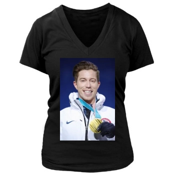 Shaun White Women's Deep V-Neck TShirt