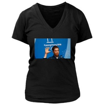 Shaun White Women's Deep V-Neck TShirt