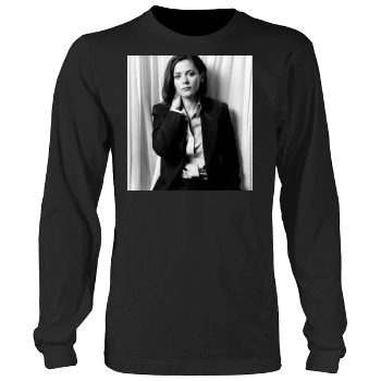 Anna Friel Men's Heavy Long Sleeve TShirt