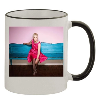 Annie Lennox 11oz Colored Rim & Handle Mug