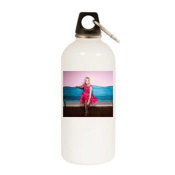 Annie Lennox White Water Bottle With Carabiner