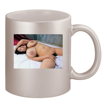 Fuko 11oz Metallic Silver Mug