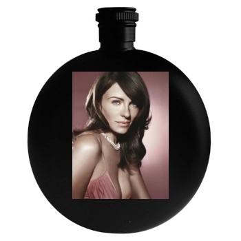 Elizabeth Hurley Round Flask