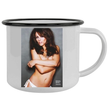 Elizabeth Hurley Camping Mug