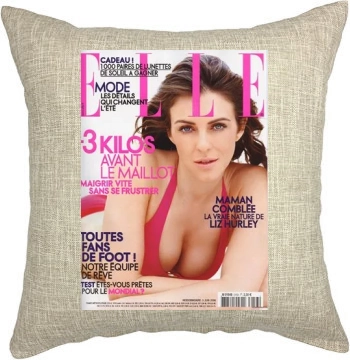 Elizabeth Hurley Pillow