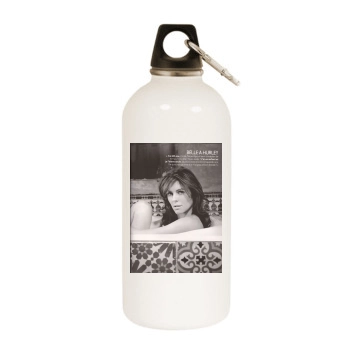 Elizabeth Hurley White Water Bottle With Carabiner