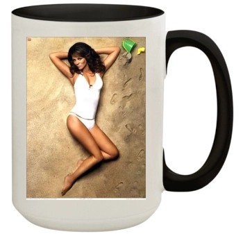 Elizabeth Hurley 15oz Colored Inner & Handle Mug