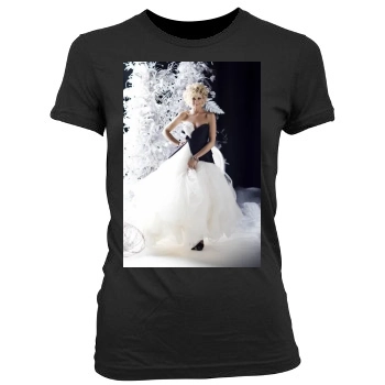 Faith Hill Women's Junior Cut Crewneck T-Shirt