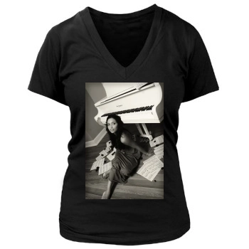 Fiona Apple Women's Deep V-Neck TShirt