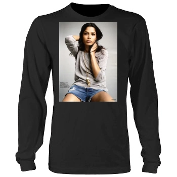 Freida Pinto Men's Heavy Long Sleeve TShirt