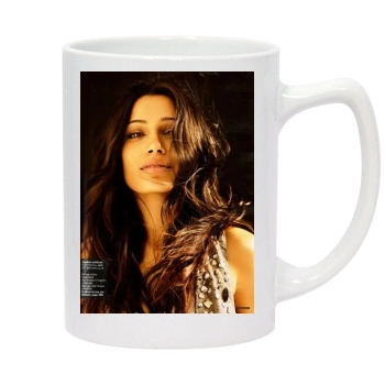 Freida Pinto 14oz White Statesman Mug