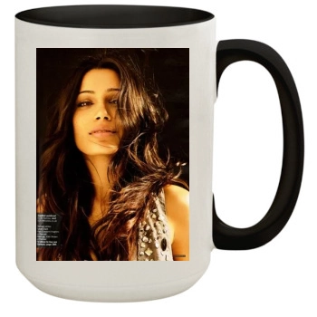 Freida Pinto 15oz Colored Inner & Handle Mug