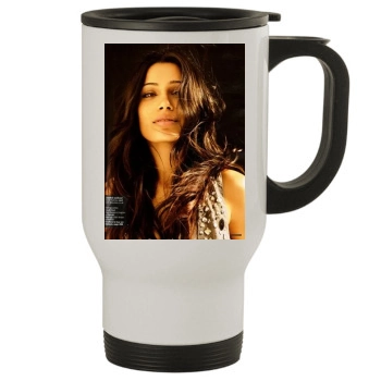 Freida Pinto Stainless Steel Travel Mug