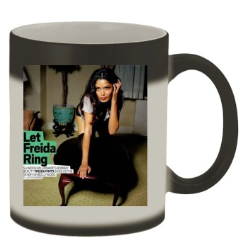 Freida Pinto Color Changing Mug