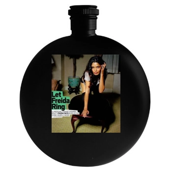 Freida Pinto Round Flask