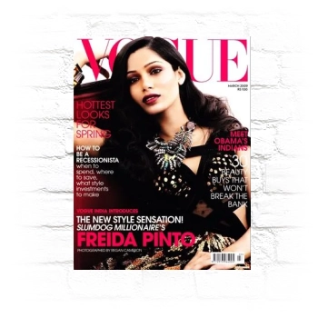 Freida Pinto Metal Wall Art