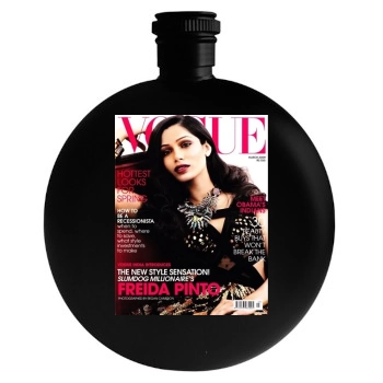 Freida Pinto Round Flask