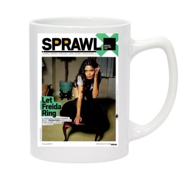 Freida Pinto 14oz White Statesman Mug