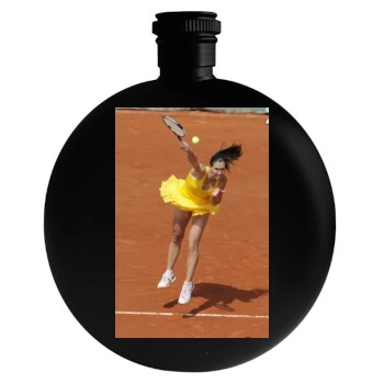 Jelena Jankovic Round Flask