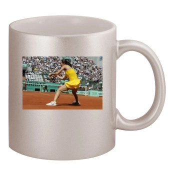 Jelena Jankovic 11oz Metallic Silver Mug