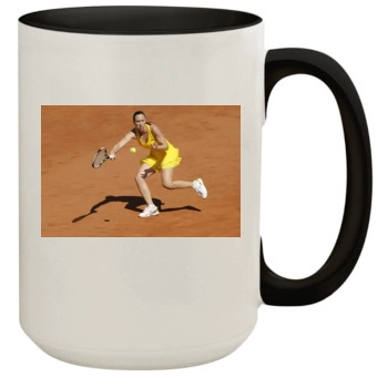 Jelena Jankovic 15oz Colored Inner & Handle Mug